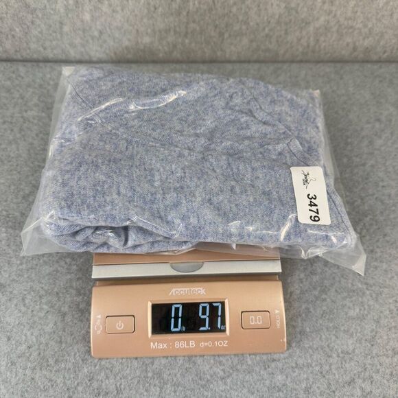 J.Crew Women's Large V-Neck Sweater Soft Cotton Wool Blend Carolina Blue Knit - Picture 13 of 14